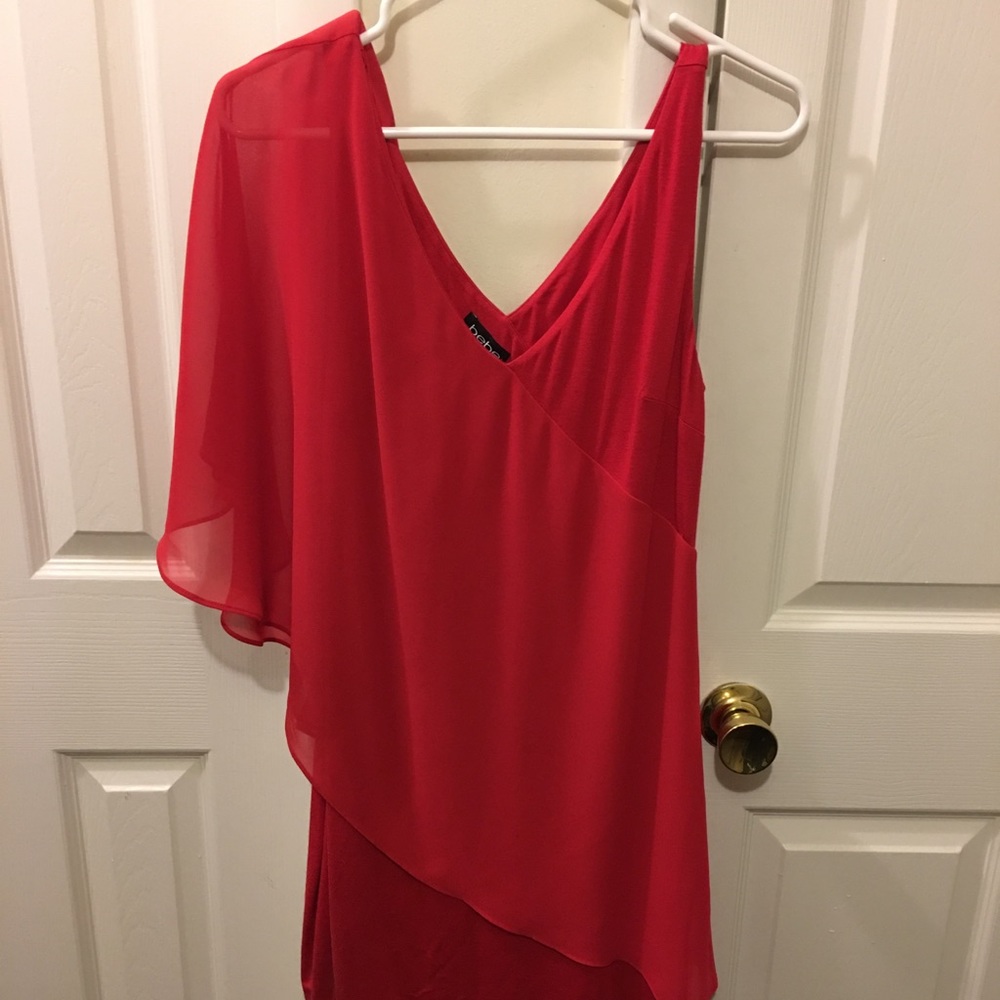 Bebe red dress